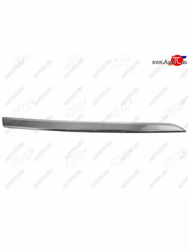 Правый молдинг решетки радиатора SAT (хром) Renault Logan 2 дорестайлинг (2014-2018)