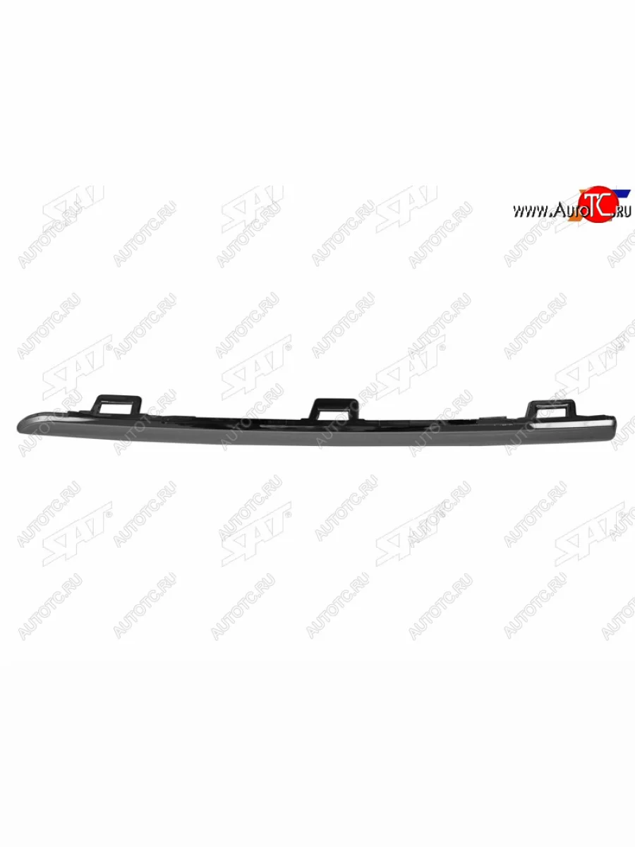 Левый молдинг решетки радиатора SAT Renault Logan 2 рестайлинг (2018-2025) (хром)  с доставкой в г. Керчь