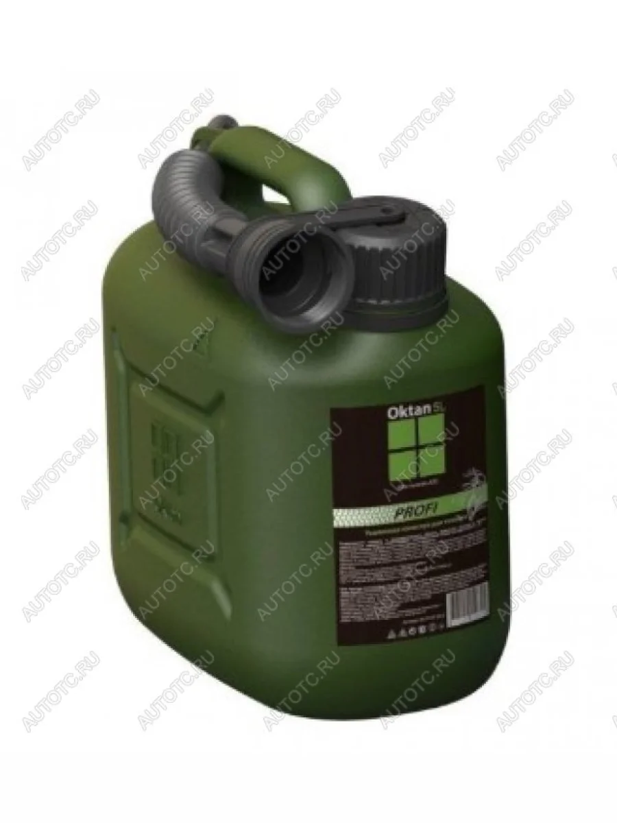 Канистры топливные (ГСМ Oktan Профи 5л пластик) Автопилот Fiat Scudo (2007-2016) (зеленый)
