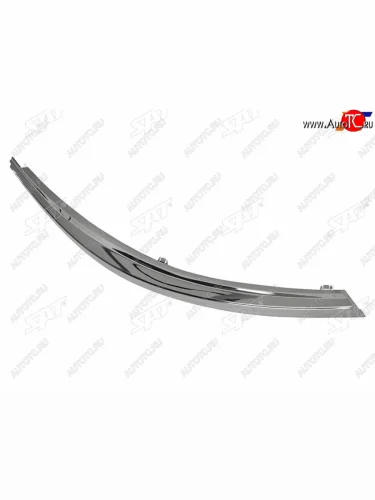 Правый молдинг решетки радиатора (над фарой) SAT (хром) Toyota Corolla E180 рестайлинг (2016-2019)