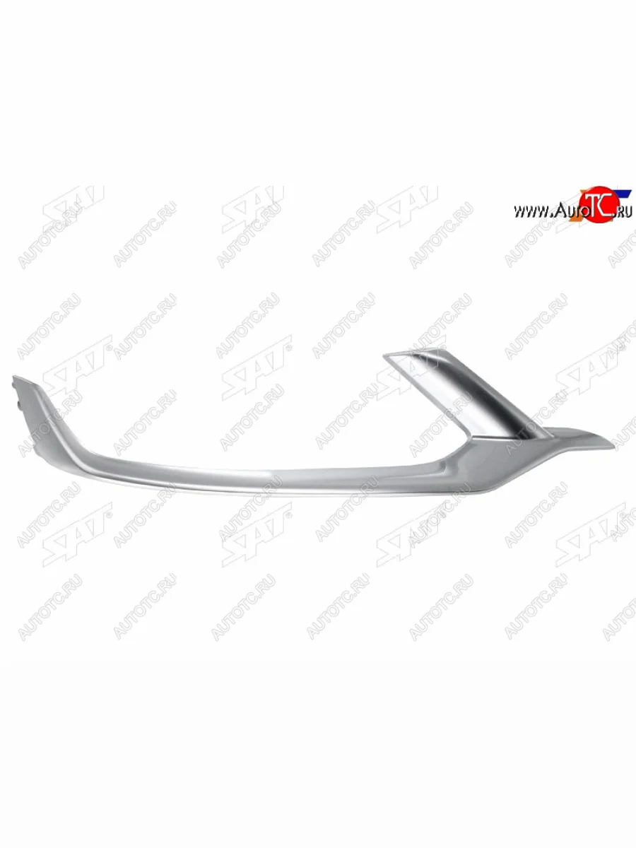Правый молдинг решетки радиатора SAT Geely Coolray SX11 дорестайлинг (2018-2023) (хром)  в Перми Пермском крае