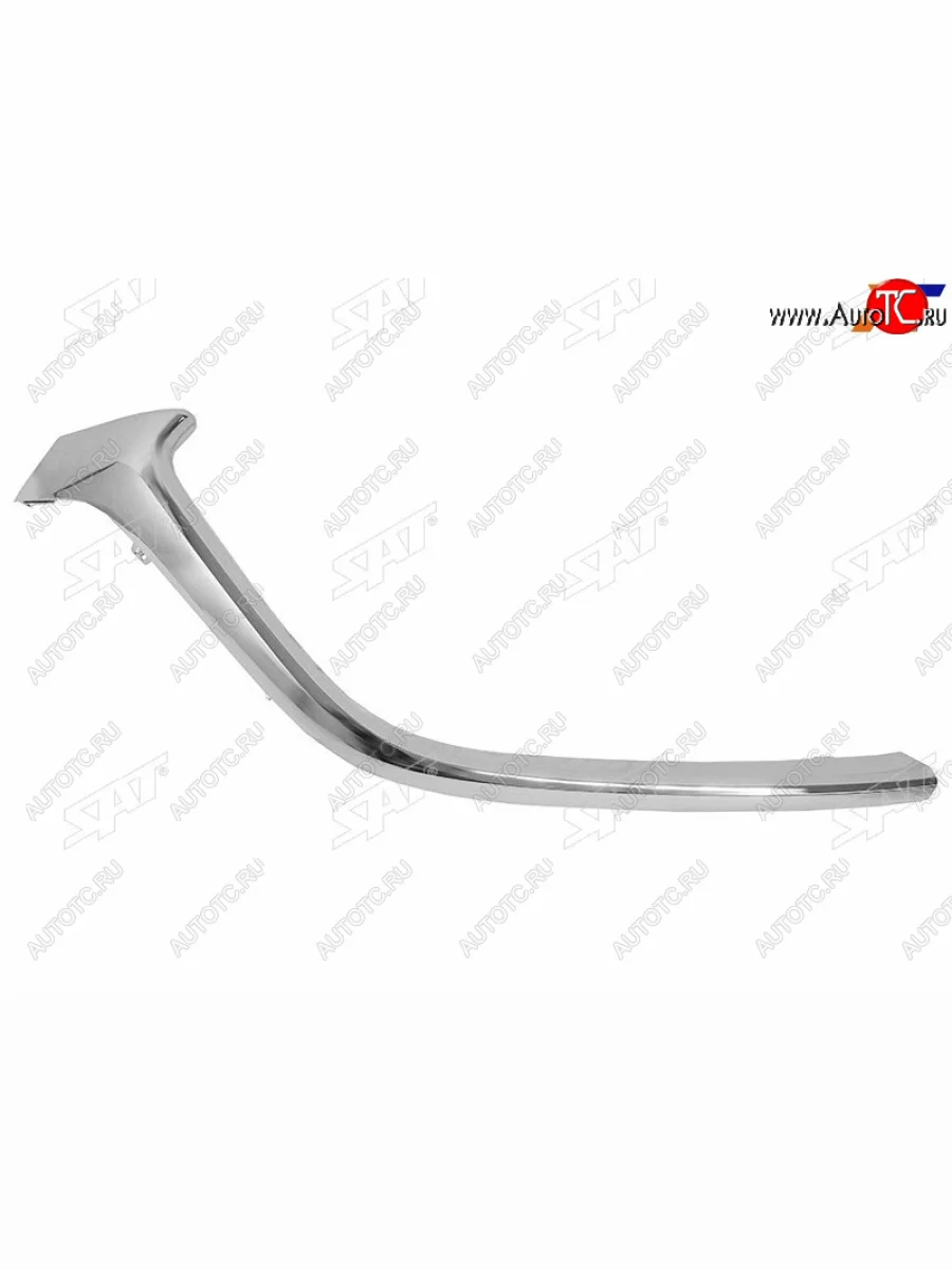 Правый молдинг решетки радиатора SAT Mazda 3/Axela BM рестайлинг седан (2016-2019) (хром)  в Перми Пермском крае