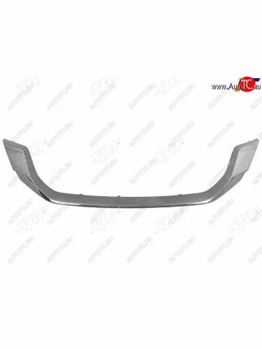 Нижний молдинг решетки радиатора SAT (хром) Honda Accord 9 CR седан дорестайлинг (2013-2016)