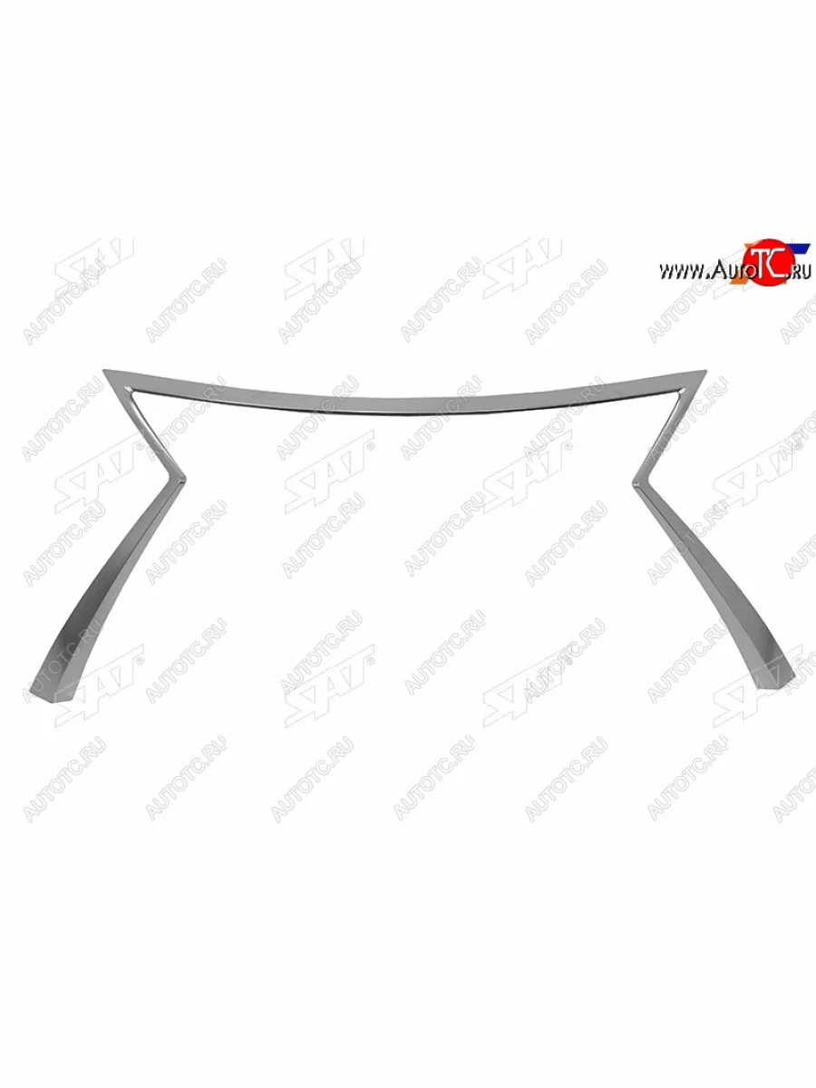 Молдинг решетки радиатора SAT Lexus RX350 AL20 дорестайлинг (2015-2019) (хром)  в Керчи Республика Крым