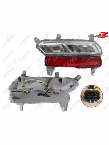 Правый фонарь в задний бампер SAT KIA Sportage  4 QL (2018-2022) рестайлинг