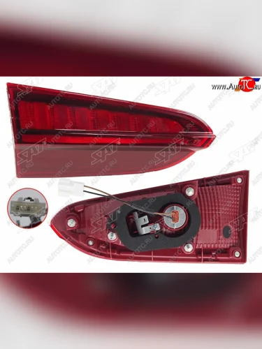 Левый фонарь в крышку багажника SAT Hyundai Santa Fe TM рестайлинг (2020-2022)