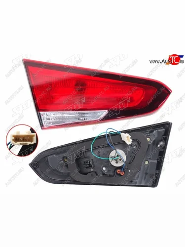 Левый фонарь в крышку багажника SAT KIA Cerato 3 YD рестайлинг седан (2016-2019)