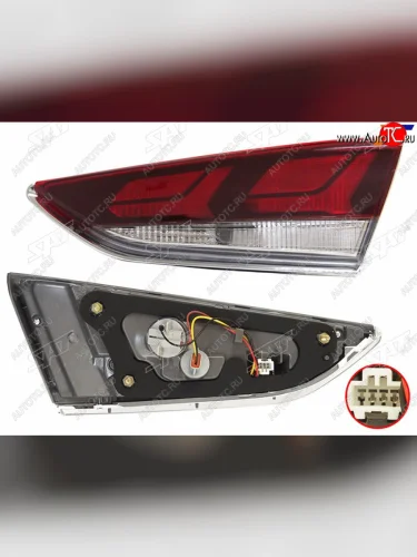 Правый фонарь в крышку багажника SAT Hyundai Sonata LF рестайлинг (2017-2019)