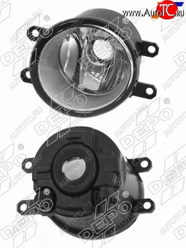 Левая противотуманная фара SAT Toyota Camry  XV40 (2006-2008) дорестайлинг