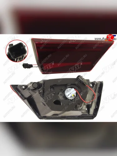 Левый фонарь в крышку багажника SAT KIA Cerato 4 BD дорестайлинг седан (2018-2021)