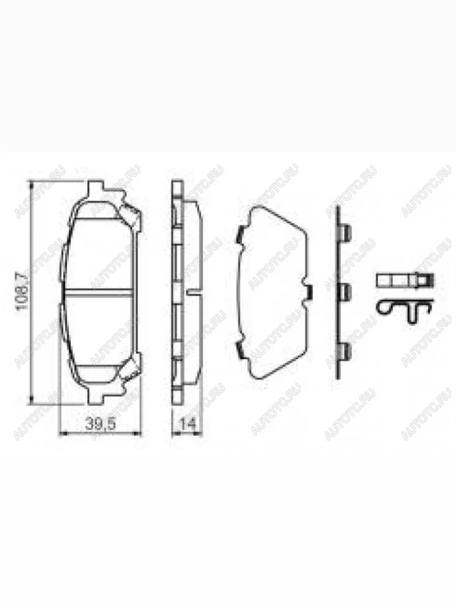 Колодки тормозные задние (4шт.) BOSCH Subaru Forester SG дорестайлинг (2002-2005)  в Перми Пермском крае