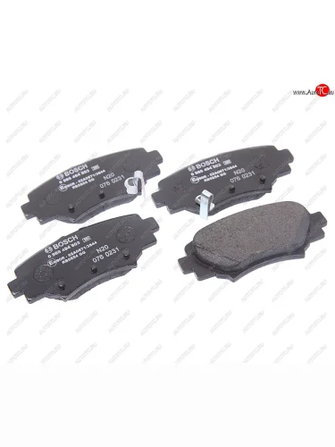 Колодки тормозные задние (4шт.) BOSCH Mazda 3/Axela BM дорестайлинг, хэтчбэк (2013-2016)