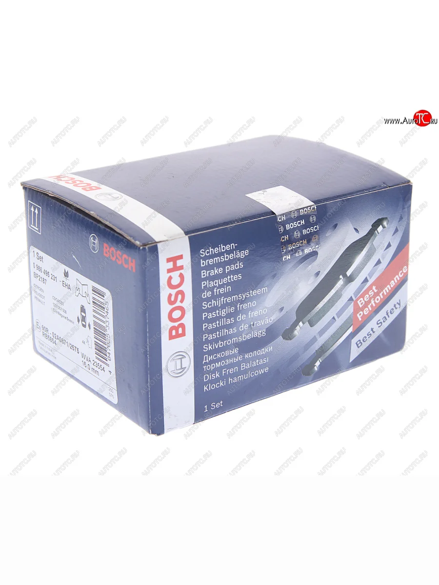 Колодки тормозные задние (4шт.) BOSCH CITROEN C8 (2002-2014)  в Керчи Республика Крым