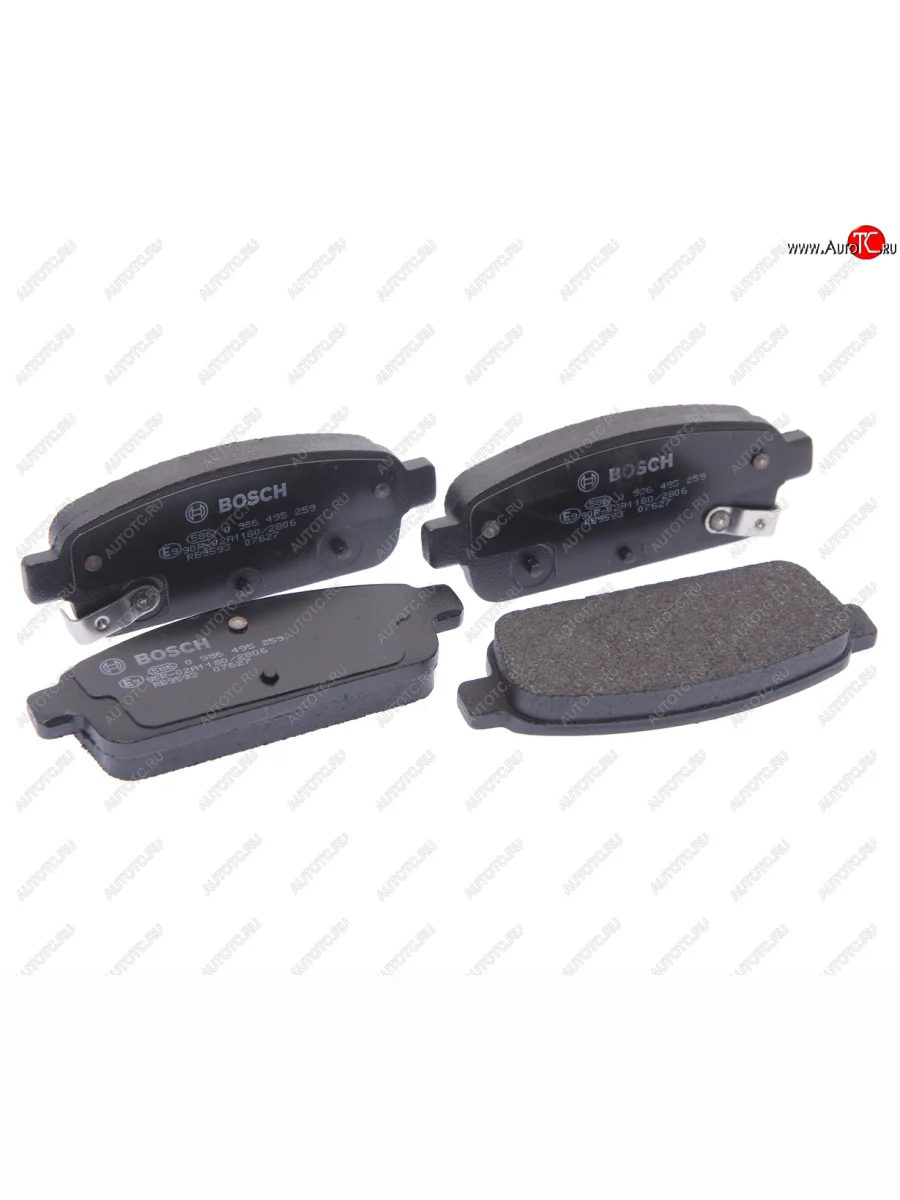 Колодки тормозные задние (4шт.) BOSCH Chevrolet Cruze J300 седан дорестайлинг (2009-2012)  в Перми Пермском крае