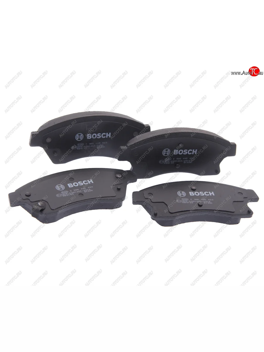 Колодки тормозные передние (4шт.) BOSCH Chevrolet Aveo T300 хэтчбек (2011-2015)  в Керчи Республика Крым