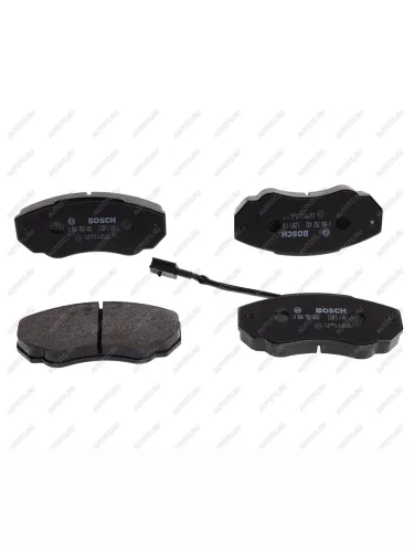 Колодки тормозные передние (4шт.) BOSCH Fiat Ducato 244 (2002-2012)