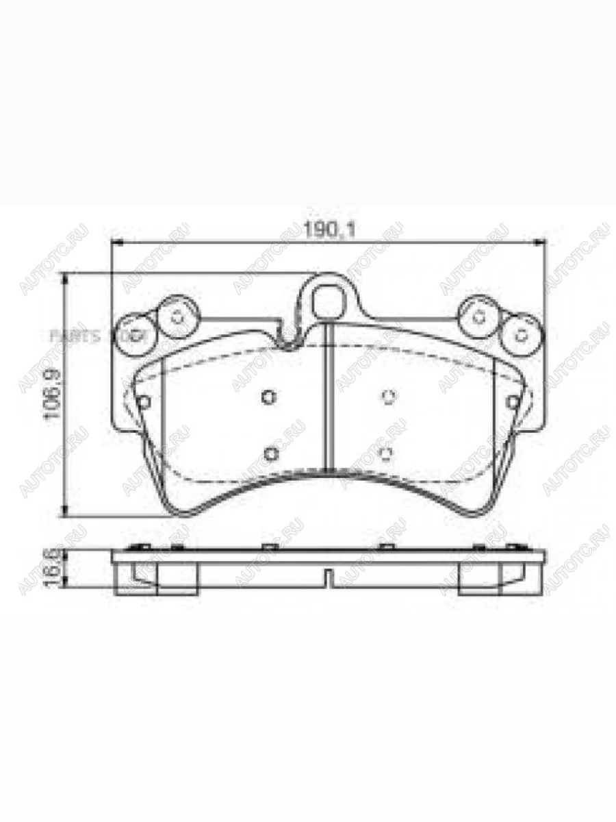 Колодки тормозные передние R18 (4шт.) BOSCH Porsche Cayenne 955 (2002-2006)  в Перми Пермском крае