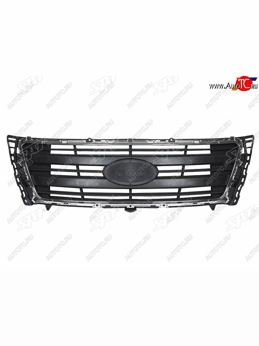 Решетка радиатора SAT Hyundai Starex/Grand Starex/H1 TQ рестайлинг (2014-2018) (молдинг хром)  в Воронеже Воронежской области