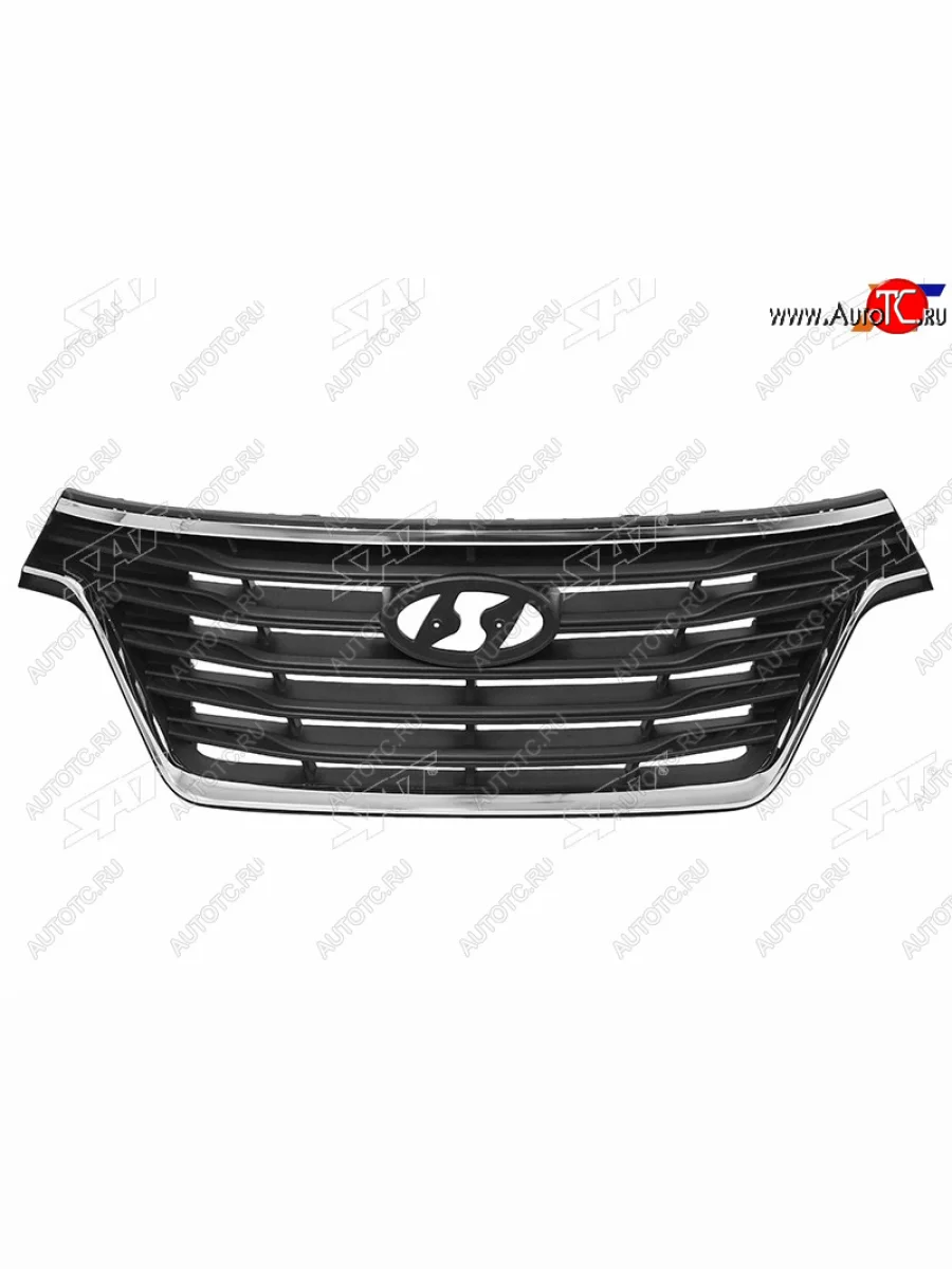 Решетка радиатора SAT  Hyundai Starex/Grand Starex/H1 (2017-2022) TQ (молдинг хром)  в Керчи Республика Крым