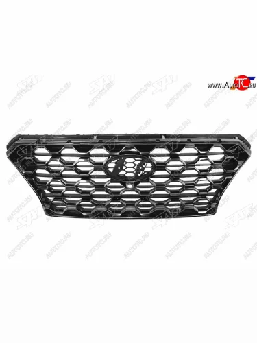 Решетка радиатора (под камеру) SAT Hyundai Santa Fe TM дорестайлинг (2018-2021)