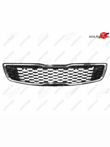 Решетка радиатора SAT (молдинг хром) KIA Cerato 3 YD рестайлинг седан (2016-2019)