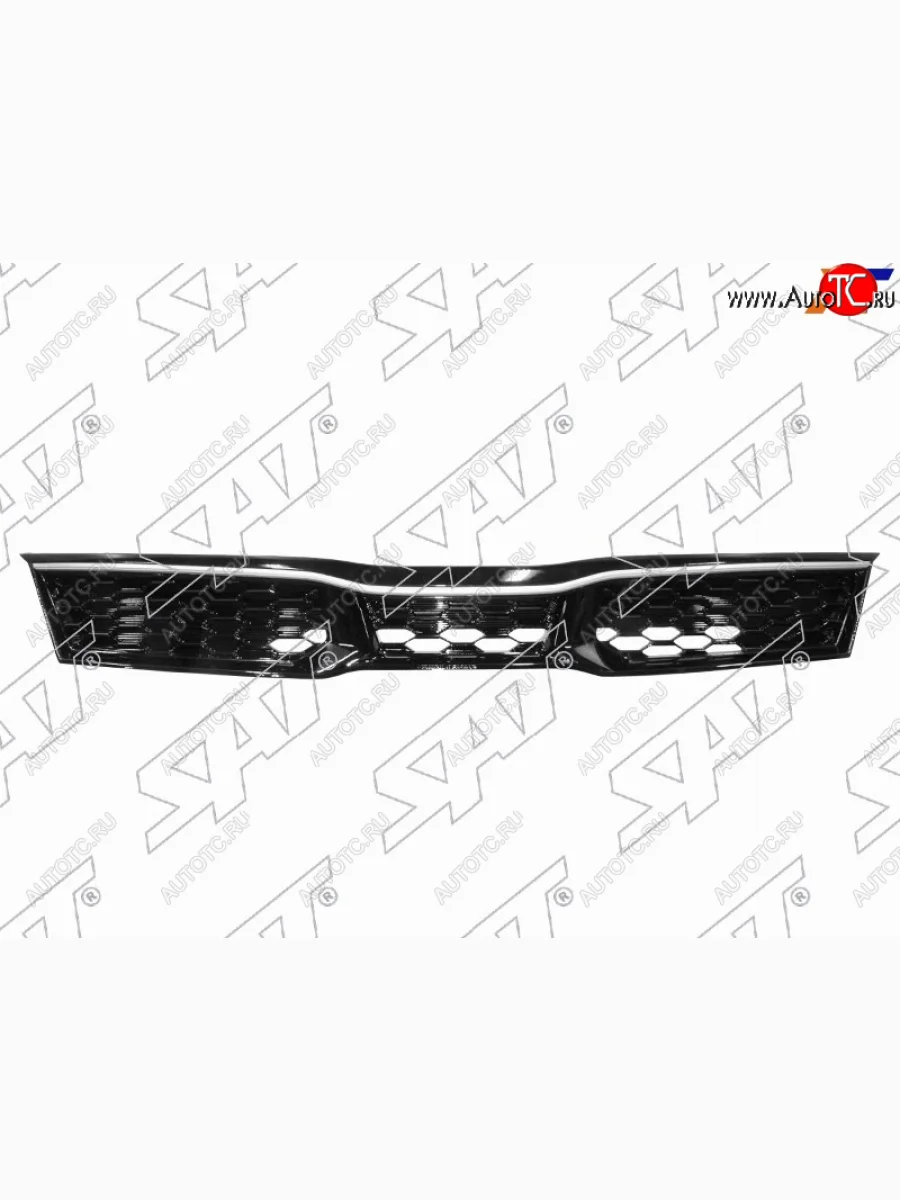 Решетка радиатора SAT KIA Rio X-line (2017-2021) (молдинг хром)  в Керчи Республика Крым