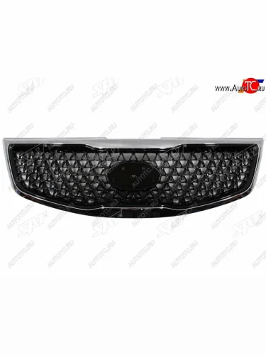 Решетка радиатора SAT (молдинг хром) KIA Sportage  3 SL (2014-2016) рестайлинг