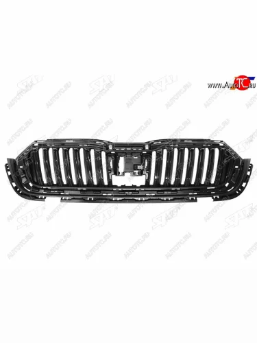 Решетка радиатора SAT (молдинг хром) Skoda Octavia А8 лифтбэк (2019-2022)