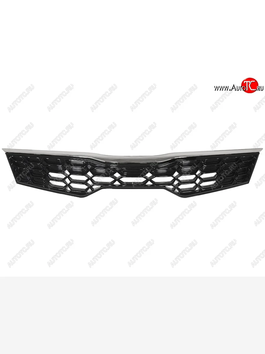 Решетка радиатора SAT  KIA Rio (2020-2022) 4 FB (молдинг хром)  в Керчи Республика Крым