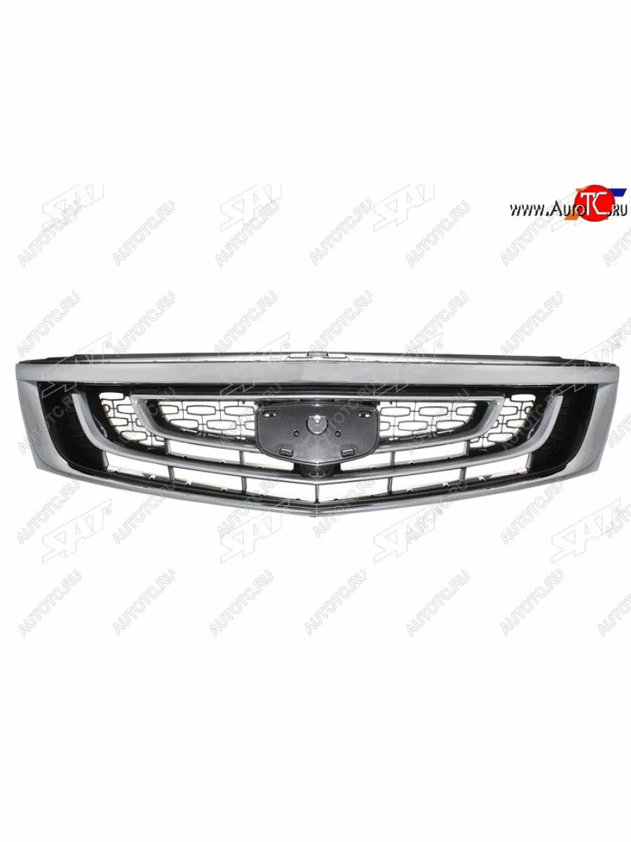 Решетка радиатора (под камеру) SAT Geely Atlas NL3 (2016-2022) (хром)  с доставкой в г. Керчь