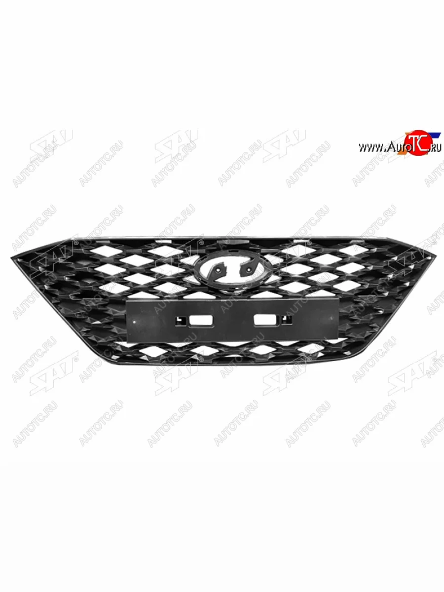 Решетка радиатора SAT Hyundai Solaris HCR седан рестайлинг (2020-2022)  с доставкой в г. Керчь