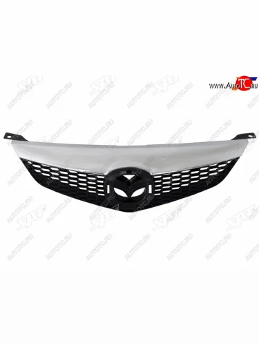 Решетка радиатора SAT (молдинг хром) Mazda 6 GG, GY универсал рестайлинг (2005-2008)