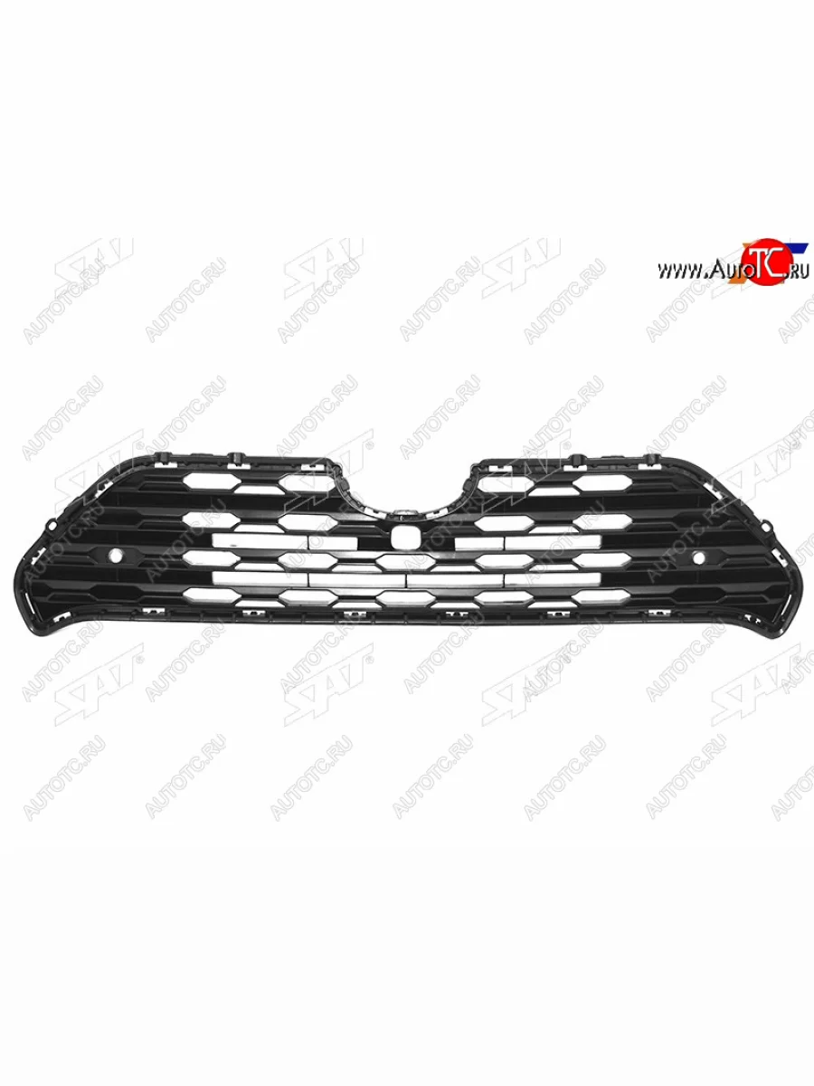 Решетка радиатора (под камеру, сонары) SAT Toyota RAV4 XA50 5 дв. дорестайлинг (2018-2025) (неокрашенная)  в Перми Пермском крае