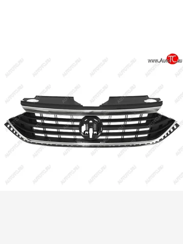 Решетка радиатора SAT (молдинг хром) Volkswagen Polo Mk6 лифтбек (2020-2022)