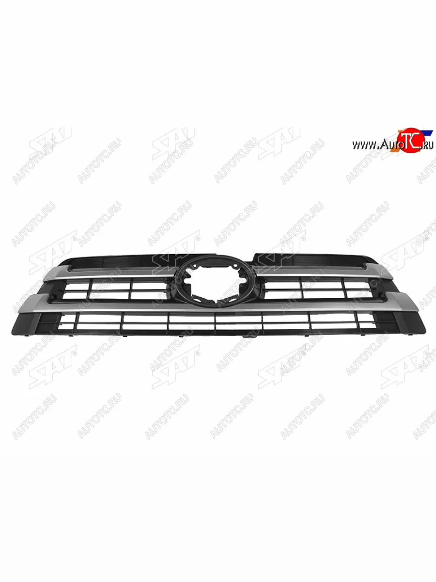 Решетка радиатора SAT Toyota Highlander XU50 рестайлинг (2016-2020) (молдинг хром)  в Керчи Республика Крым