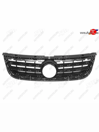Решетка радиатора SAT (черная) Volkswagen Touareg 1 GP рестайлинг (2006-2010)