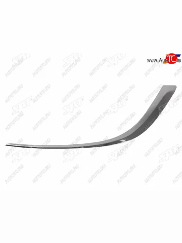 Левый молдинг переднего бампера SAT (хром) Opel Astra  J (2012-2015) седан рестайлинг