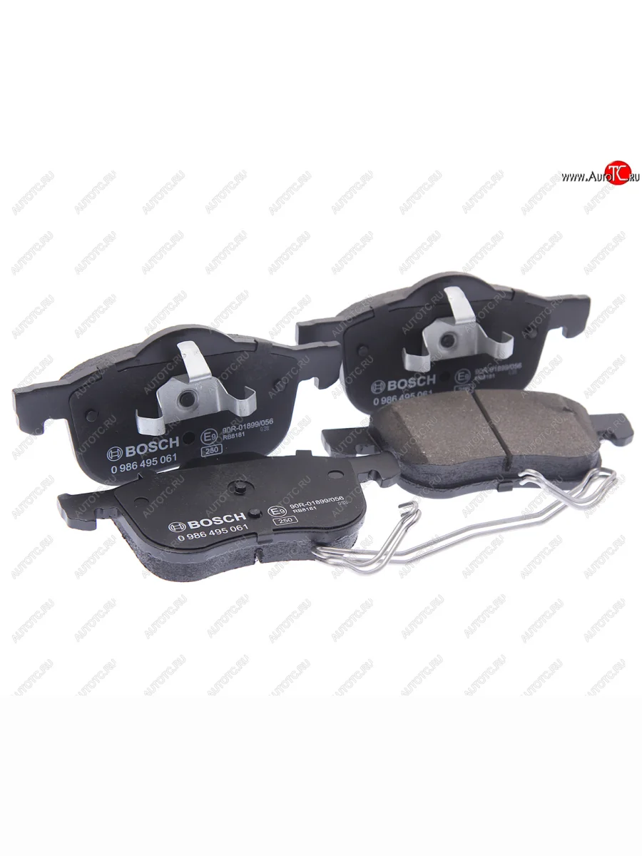 Колодки тормозные передние (4шт.) BOSCH Volvo S80 TS седан дорестайлинг (1998-2003)  в Самаре Самарской области