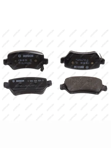 Колодки тормозные задние (4шт.) BOSCH KIA Ceed 2 JD дорестайлинг, хэтчбэк (2012-2015)