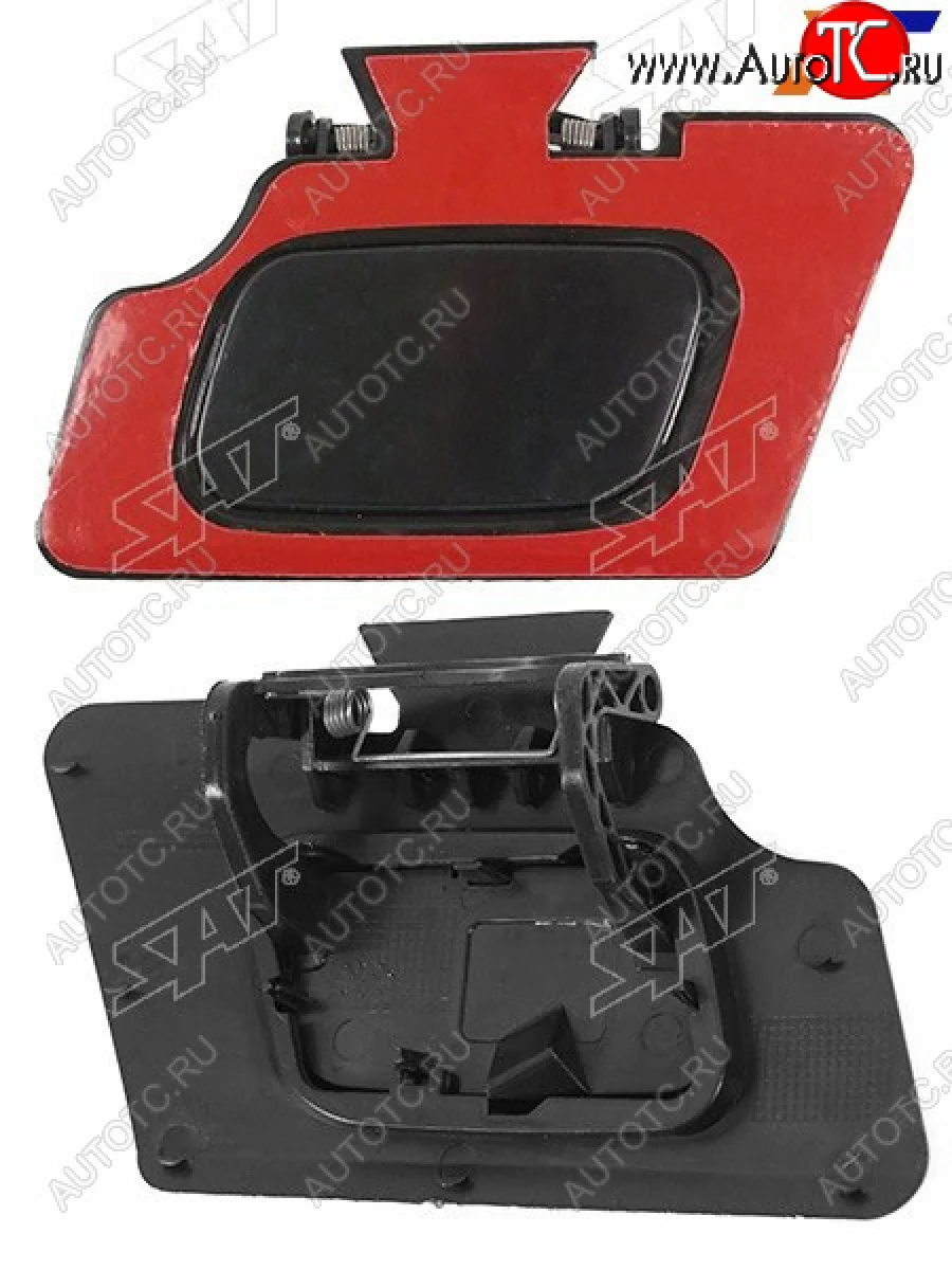 Левая крышка омывателя фары с креплнием SAT Audi A4 B8 дорестайлинг, универсал (2007-2011) (неокрашенная)  в Керчи Республика Крым