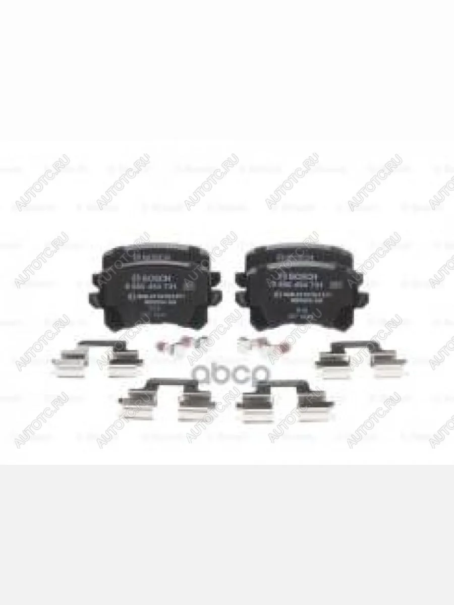 Колодки тормозные задние (4шт.) BOSCH Volkswagen Passat B5.5 универсал рестайлинг (2000-2005)  с доставкой в г. Керчь