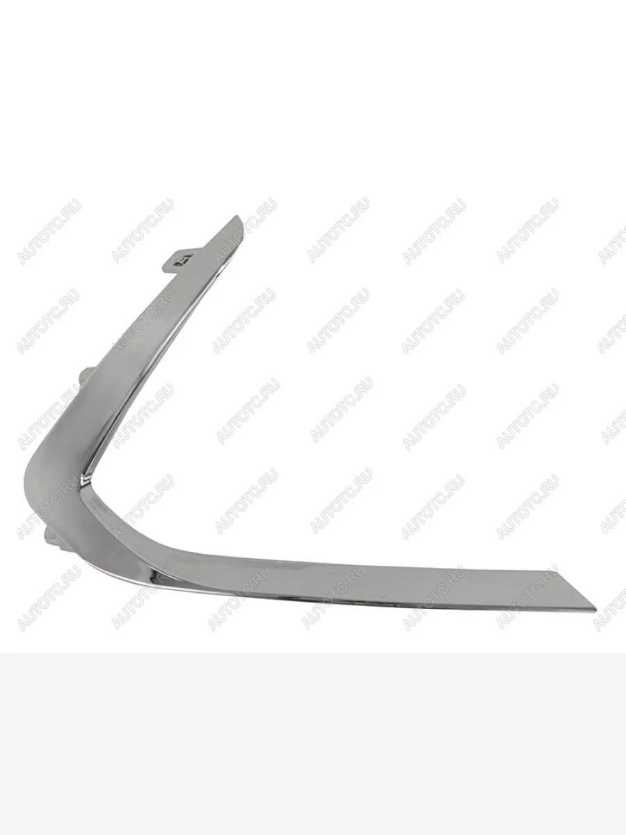 Правый молдинг переднего бампера SAT Hyundai Sonata DN8 (2019-2022) (хром)  в Самаре Самарской области