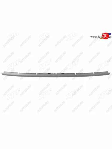 Молдинг решетки бампера SAT (хром) Renault Logan 2 дорестайлинг (2014-2018)