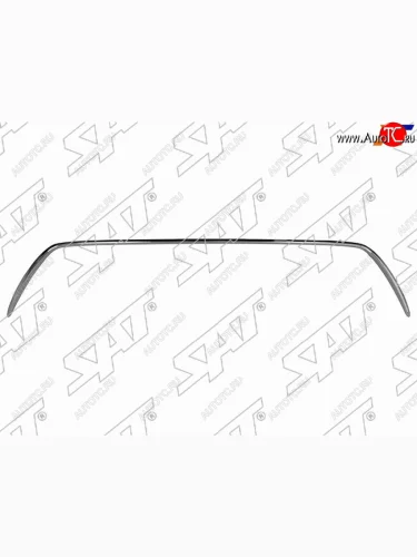 Молдинг решетки бампера SAT (хром) Toyota Camry XV55 1-ый рестайлинг (2014-2017)