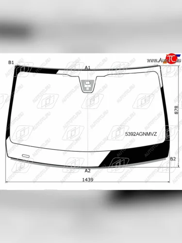 Стекло лобовое (Датчик дождя Молдинг) FUYAO Mercedes-Benz E-Class  W213 (2016-2020) седан дорестайлинг