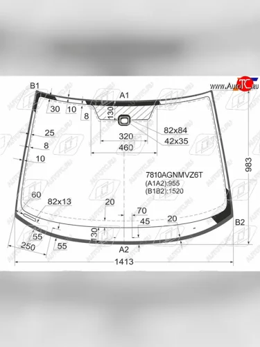 Стекло лобовое (Датчик дождя Молдинг) FUYAO Skoda Octavia  A5 (2008-2013) лифтбэк рестайлинг, рестайлинг универсал
