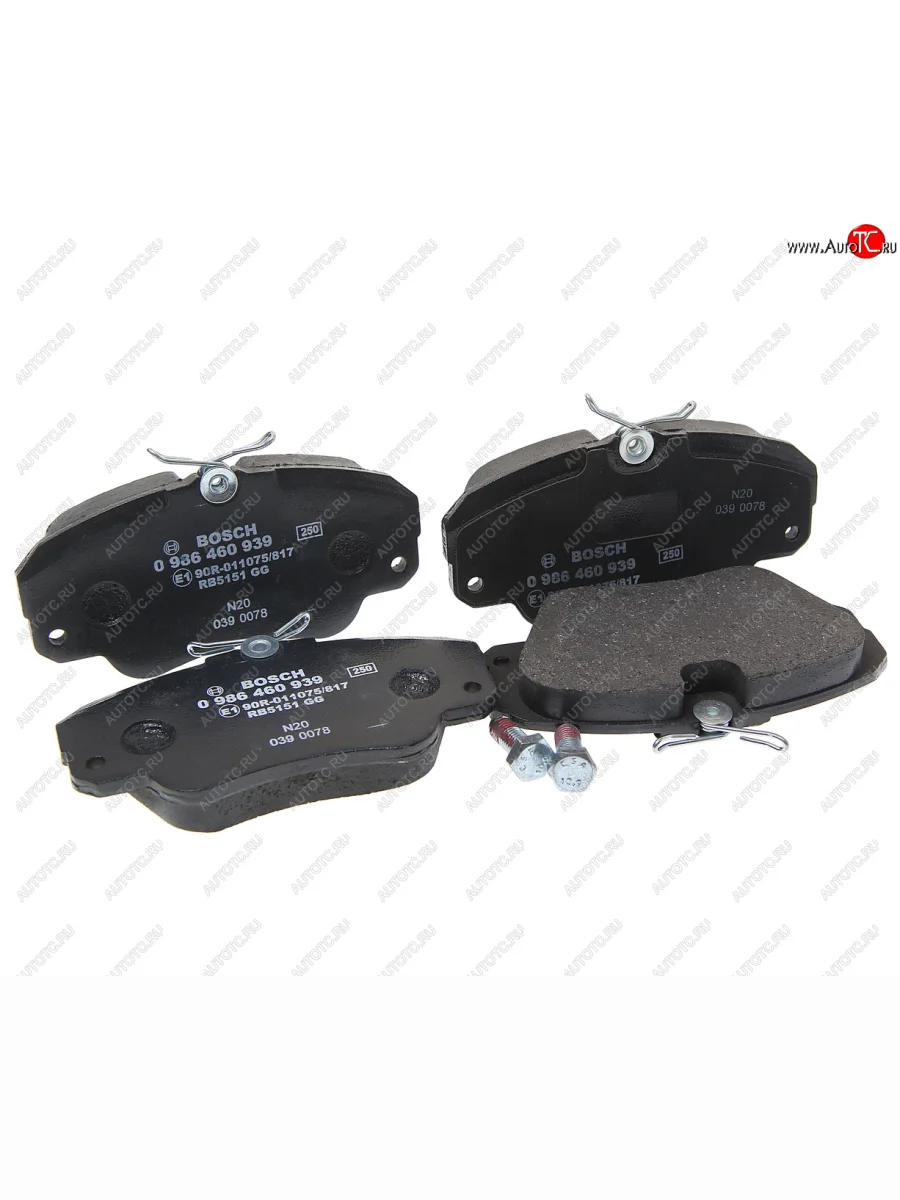 Колодки тормозные передние (4шт.) BOSCH Opel Omega A седан (1986-1994)  в Перми Пермском крае