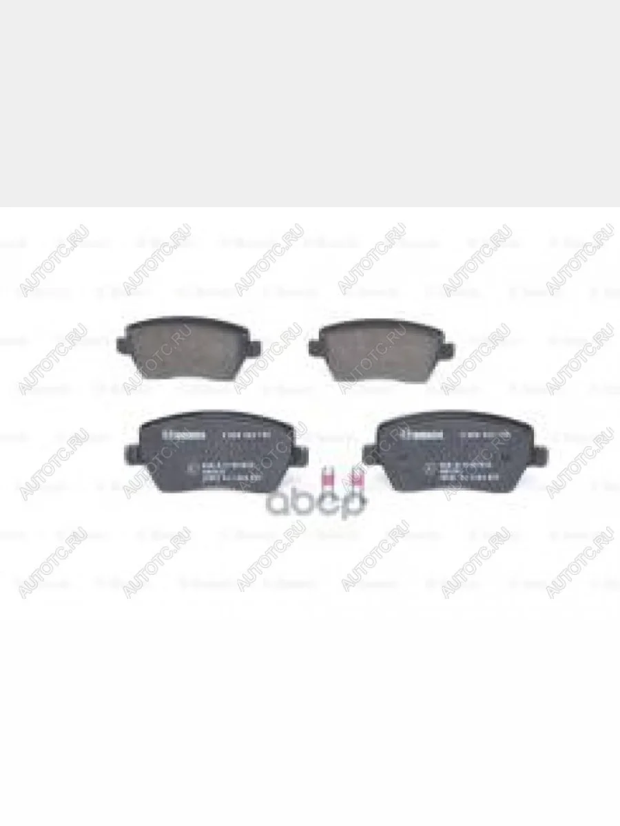 Колодки тормозные передние (4шт.) BOSCH Лада ВАЗ Ларгус дорестайлинг R90 (2012-2021)  в Керчи Республика Крым