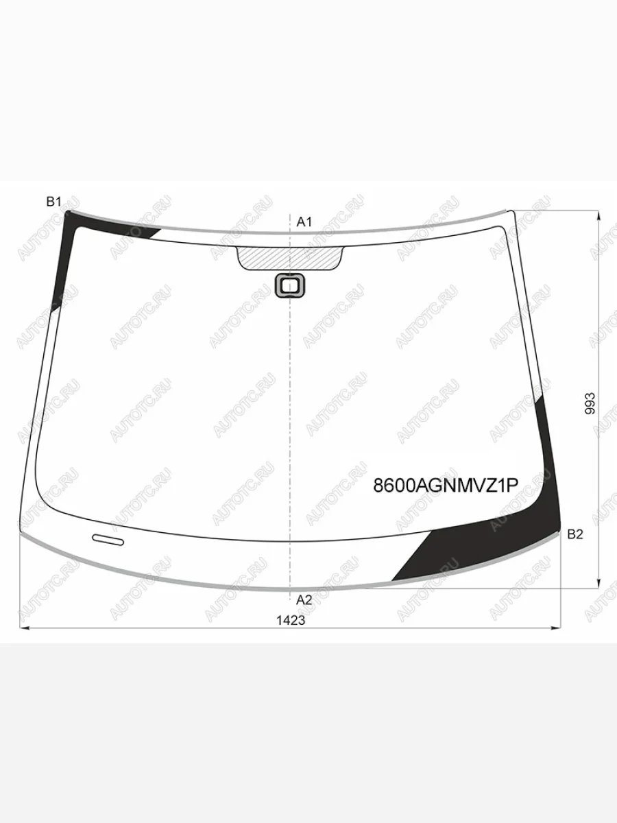 Стекло лобовое (Датчик дождя Молдинг) FUYAO Volkswagen Golf 5 Mk5 универсал (2003-2009)  в Керчи Республика Крым