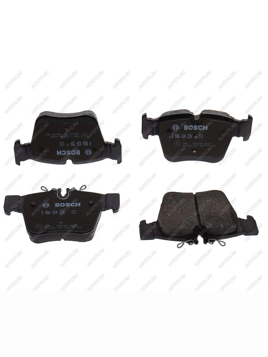 Колодки тормозные передние (4шт.) BOSCH Mercedes-Benz C-Class W205 дорестайлинг седан (2015-2018)  в Воронеже Воронежской области